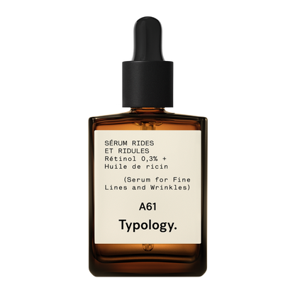 Sérum Rides et Ridules A61
Rétinol 0,3% + Huile de ricin