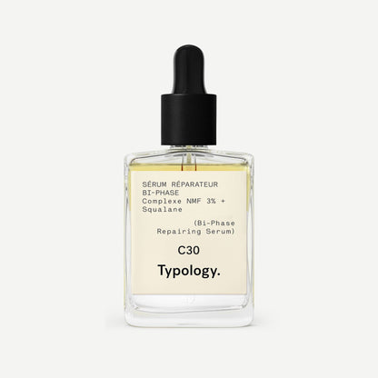 Sérum Réparateur Bi-Phase C30
Complexe NMF 3% + Squalane