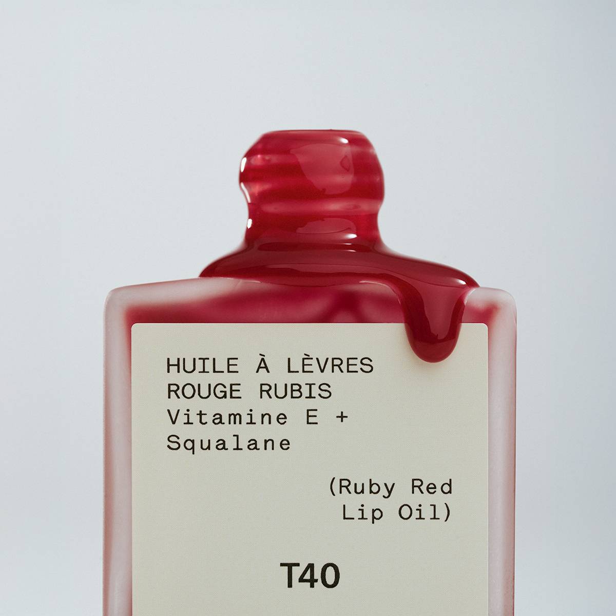 Huile à Lèvres Émolliente T40
Squalane 10% + Vitamine E