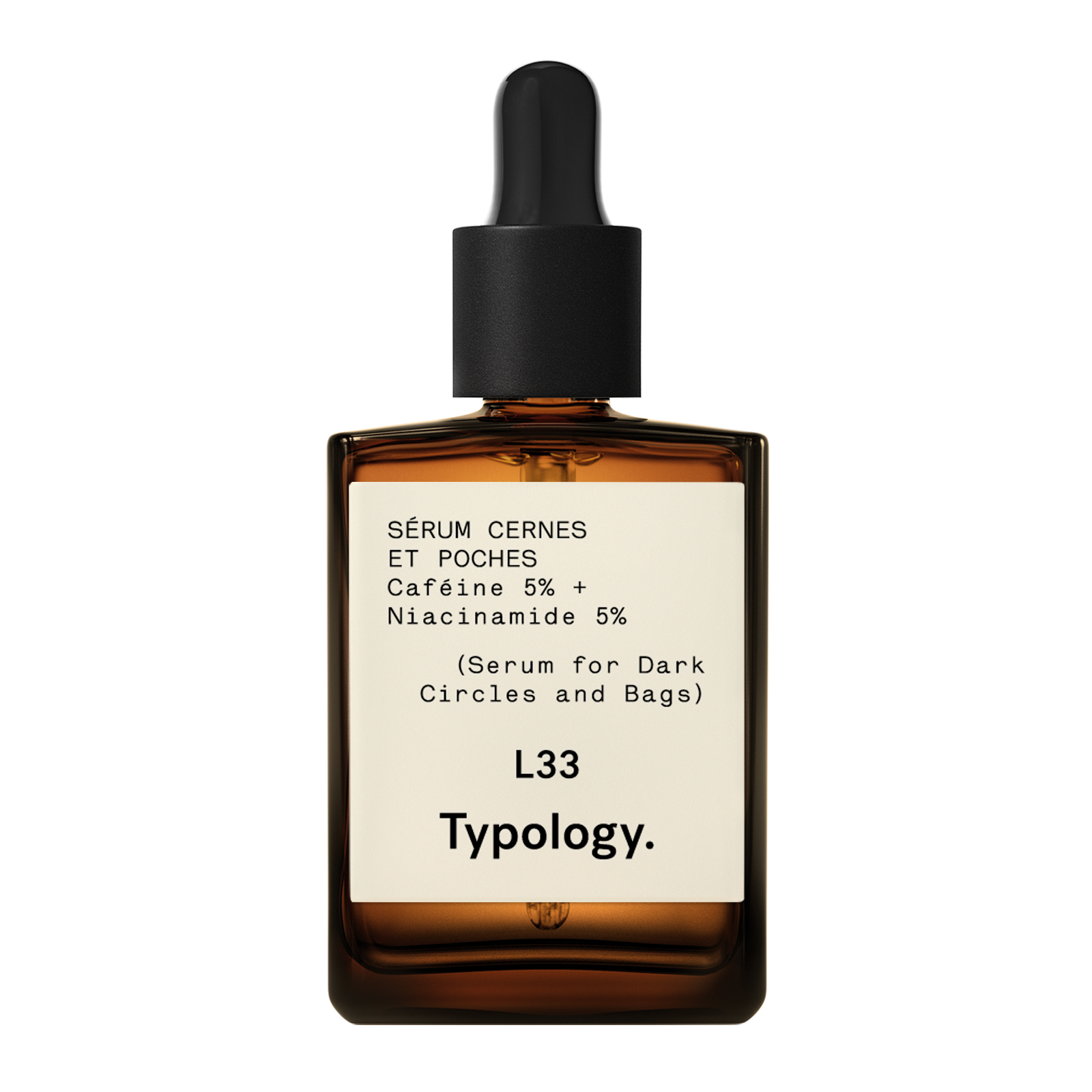 Sérum Cernes et Poches L33
Caféine 5% + Niacinamide 5%