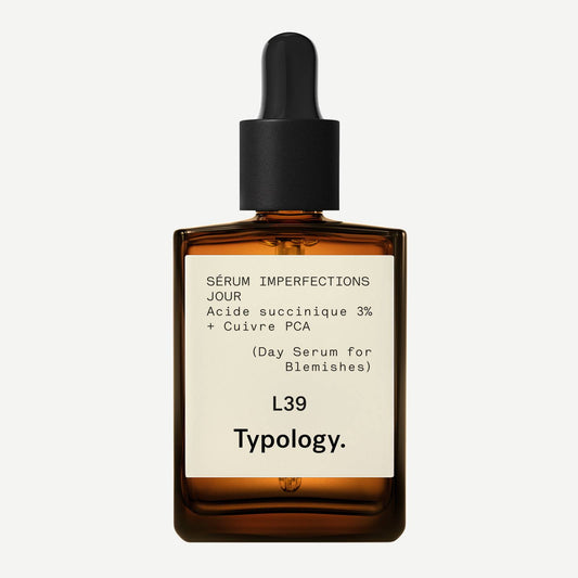 Sérum imperfections jour L39
Acide succinique 3% + Cuivre PCA