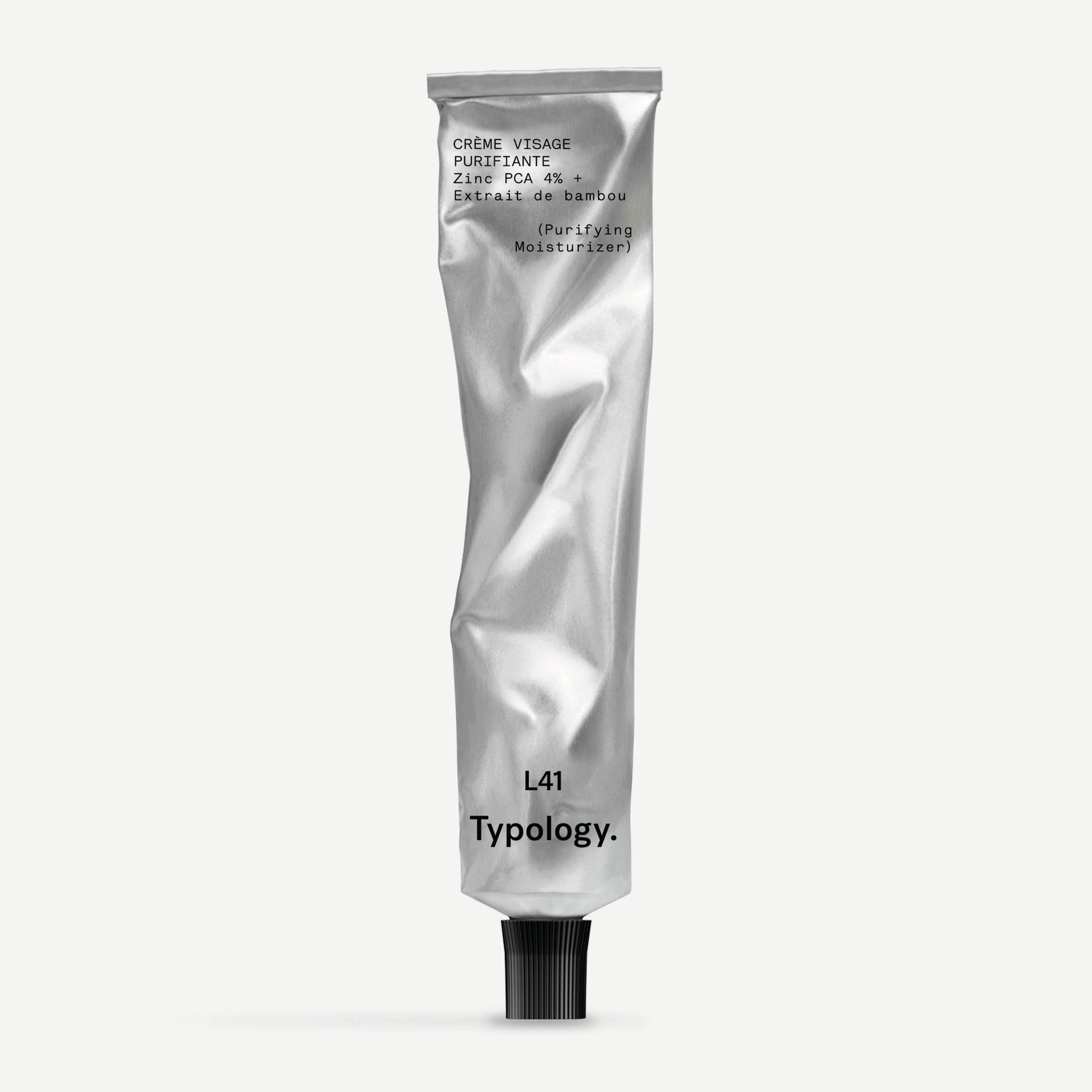 Crème Visage Purifiante L41
Zinc PCA 4% + Extrait de bambou