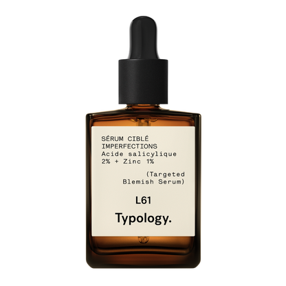 Sérum Ciblé Imperfections L61
Acide salicylique 2% + Zinc 1%