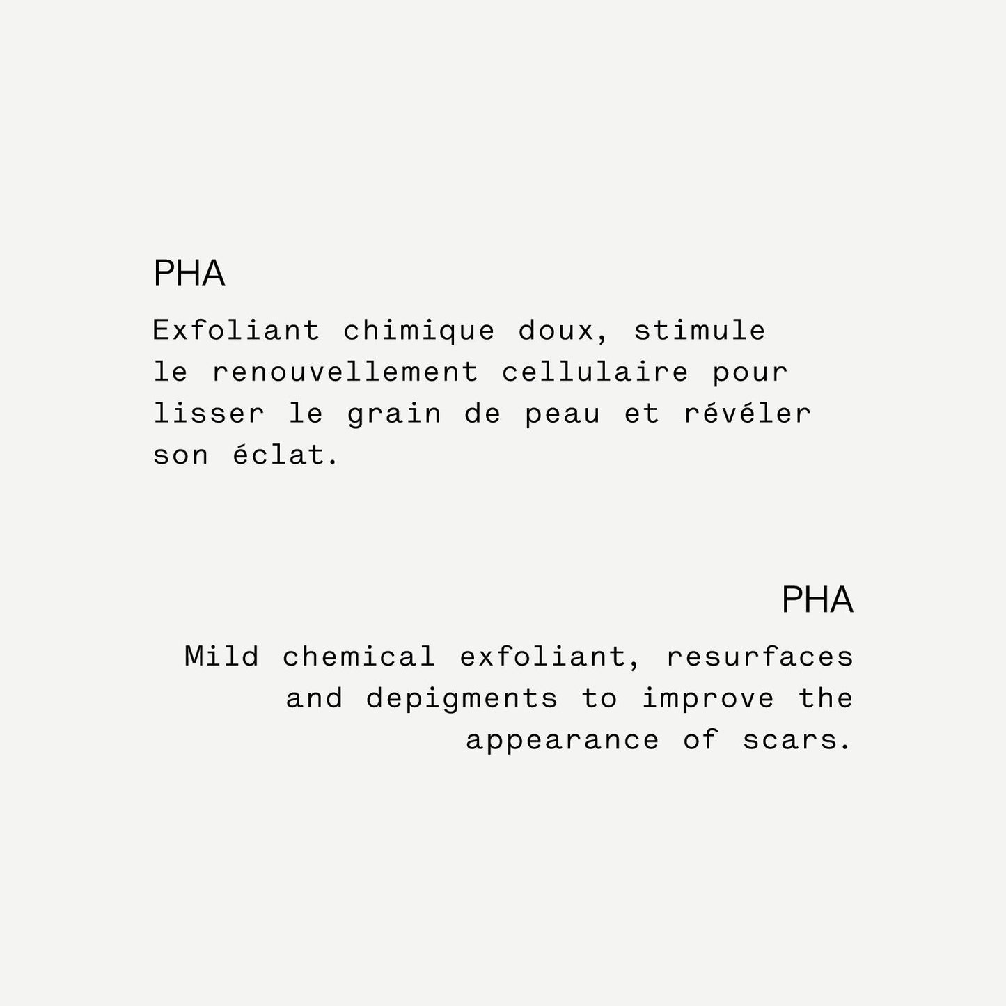 Sérum Anti-Marques L64
PHA 14% + Centella asiatica