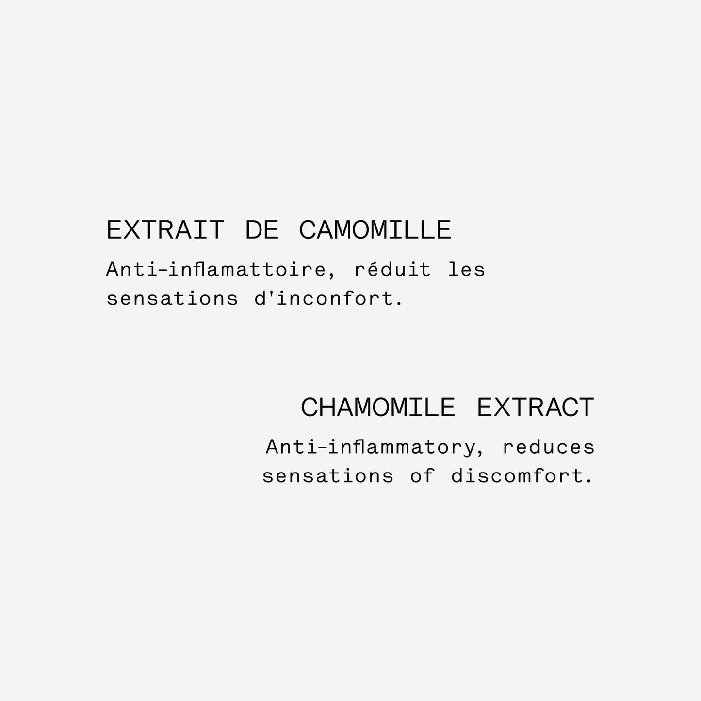 Lait Nettoyant Hydratant L14
Acide hyaluronique 0,5% + Extrait de camomille