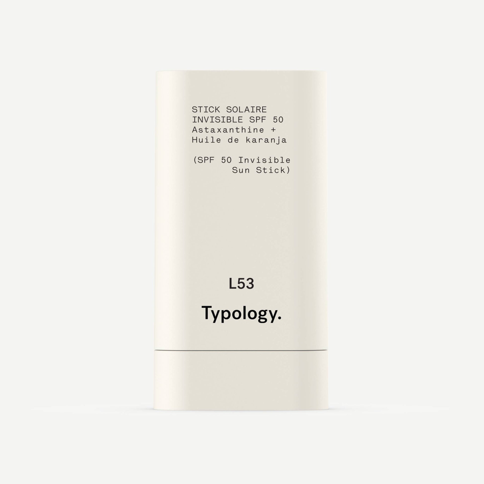 Stick Solaire Invisible SPF 50 L53
Astaxanthine + Huile de karanja