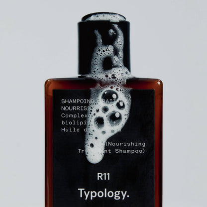 Shampoing Traitant Nourrissant R11
Complexe de biolipides 1% + Huile de camélia