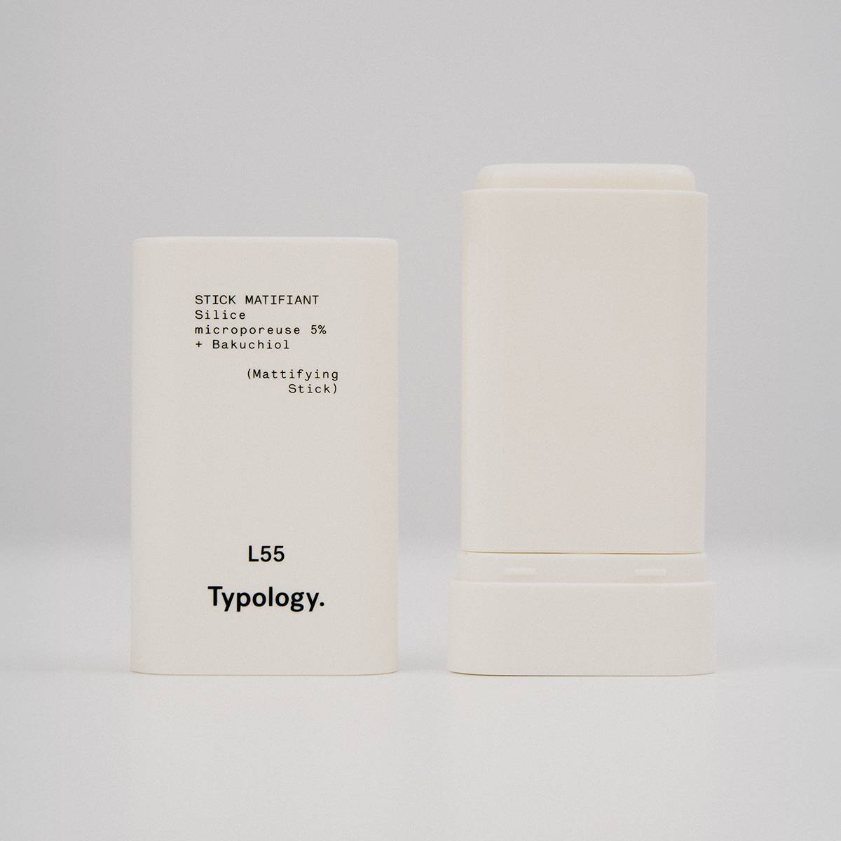 Stick Matifiant L55
Silice microporeuse 5% + Bakuchiol