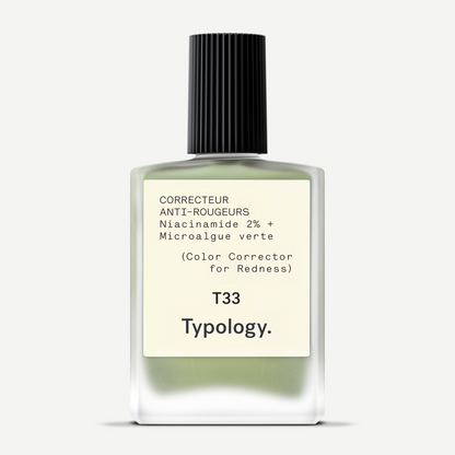 Correcteur Anti-Rougeurs T33
Niacinamide 2% + Microalgue verte