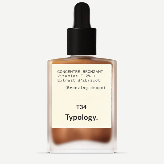 Concentré Bronzant T34
Vitamine E 2% + Extrait d'abricot