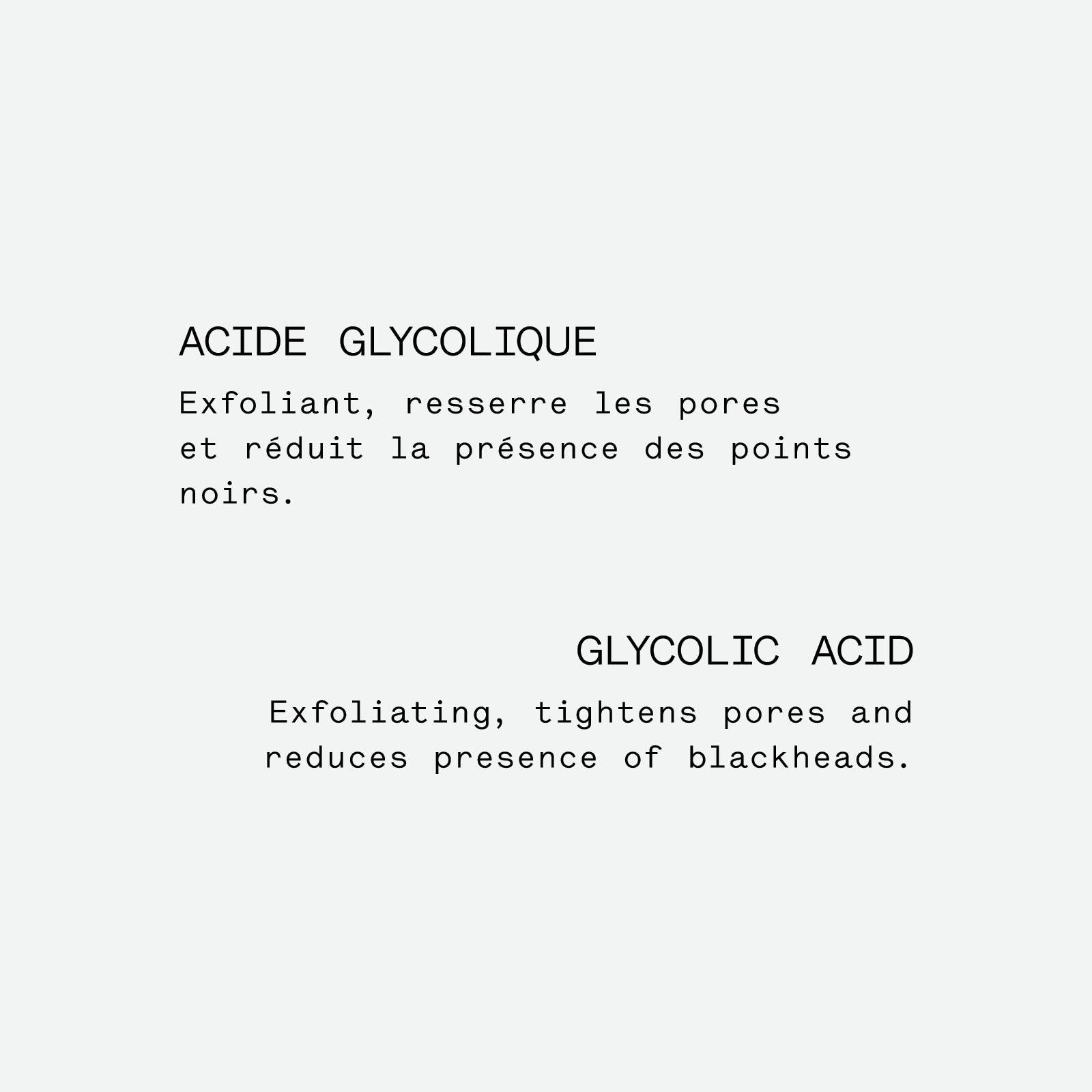 Lotion Tonique Exfoliante L21
Acide glycolique 8%