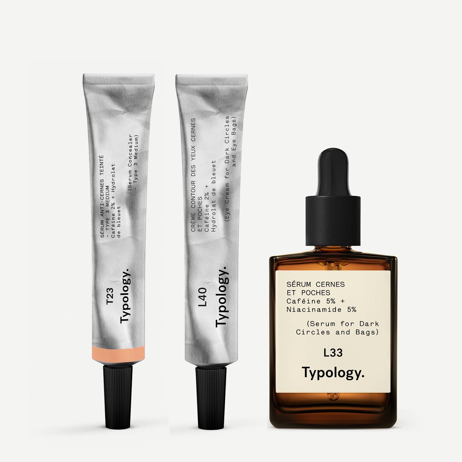 Trio Quotidien Contour des Yeux
à la caféine